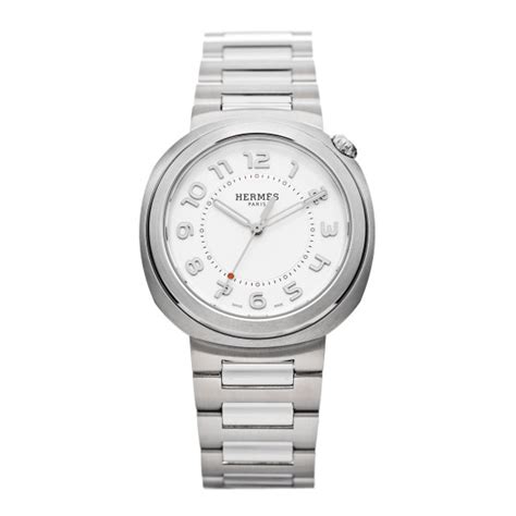 hermes shop wolbeck|HERMES Stainless Steel Rubber 36mm Cut Automatic Watch.